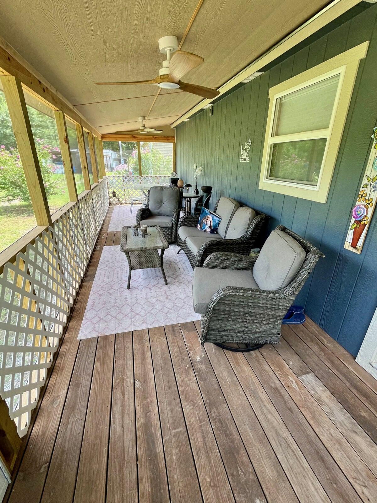 Tiny Home Screened in Porch